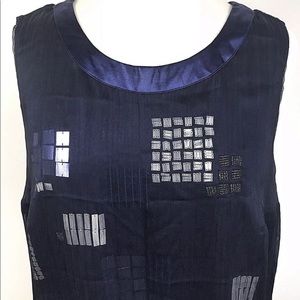 Sequined Mosaic tunic 2/$20